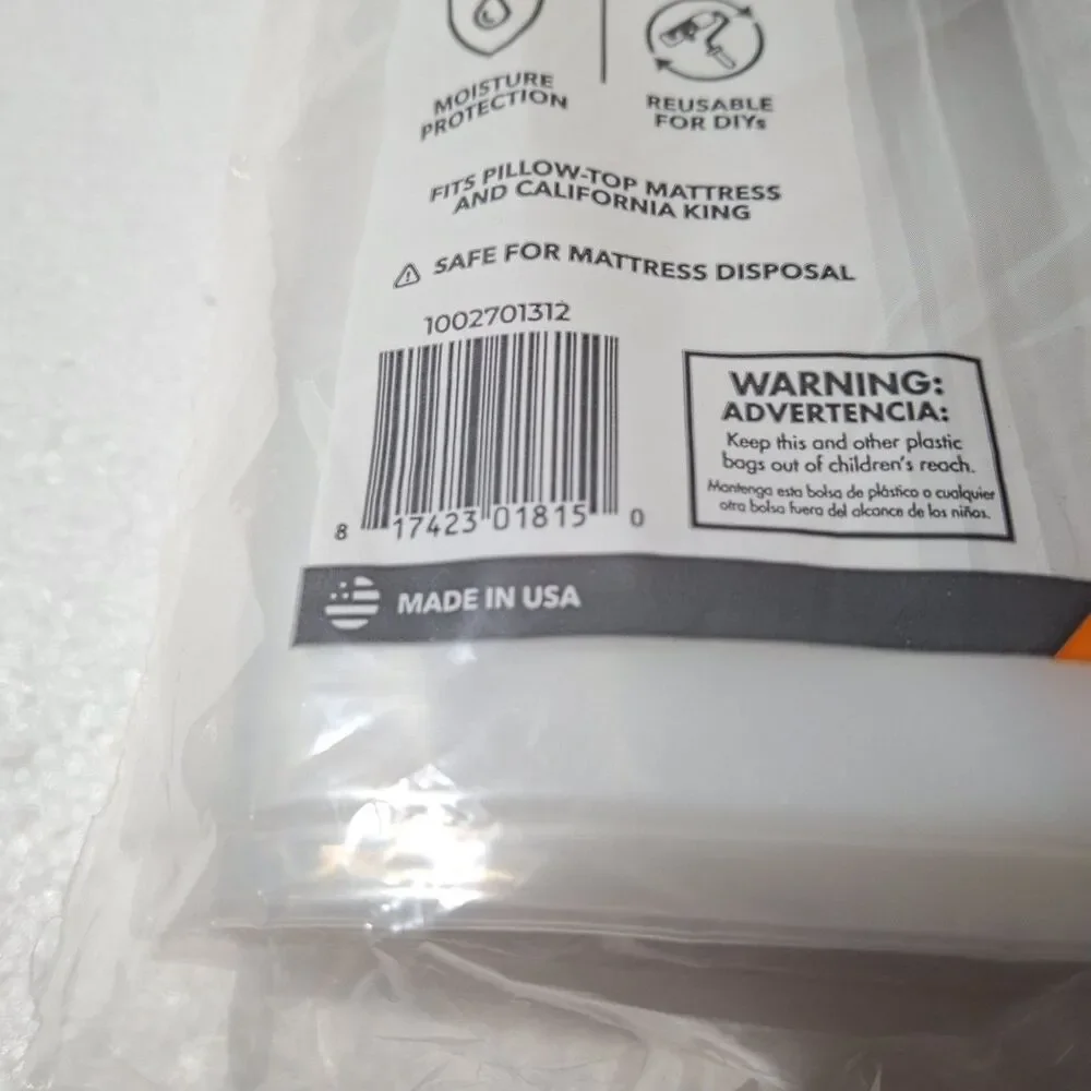 Pratt Retail Specialties Heavy-Duty Queen and King Mattress Bag 100 in. x 94 in.